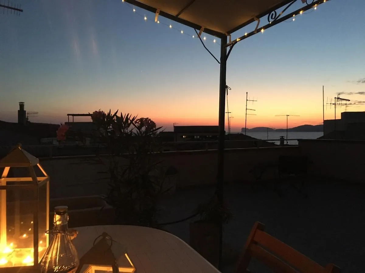 Appartamento Con Grande Terrazza Sul Mare Alghero Ferienhaus